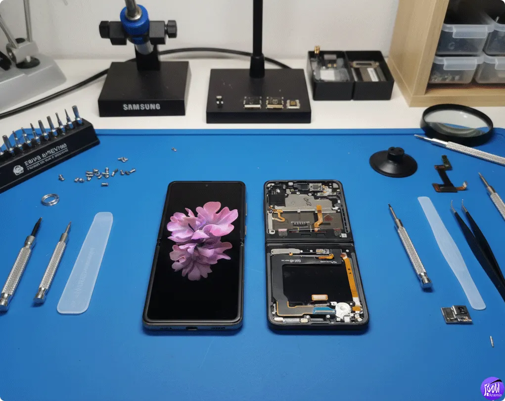 تاچ و السیدی سامسونگ زدفلیپ5جی صفحه نمایش سامسونگZFlip5G السیدی اورجینال ZFlip5G خرید السیدی سامسونگ زدفلیپ5جی تعمیر صفحه نمایشZFlip5G